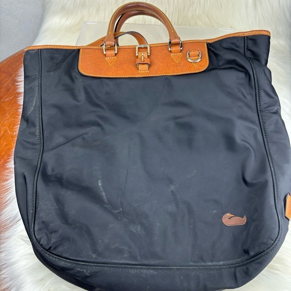 Dooney & Bourke Black Nylon Tote Bag - Picture 1 of 9